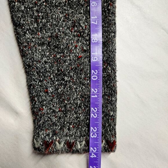 Vintage Woolrich Heather Gray Decorative Trim Wool Blend Button Front Sweater - Picture 13 of 14